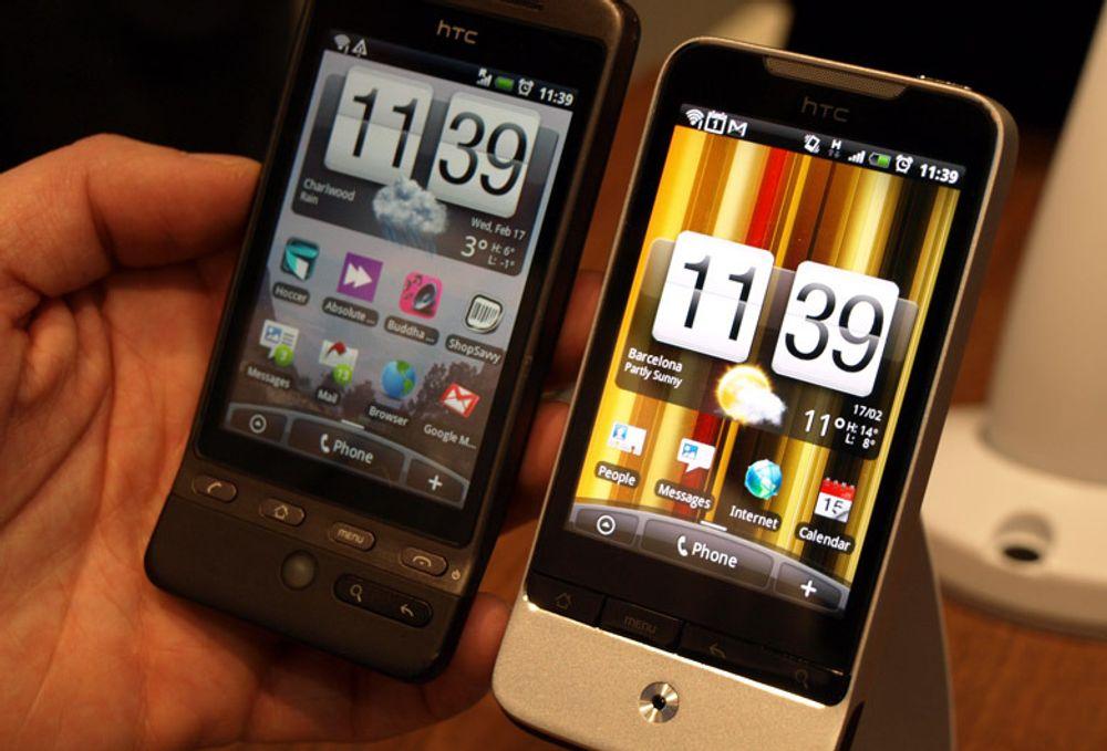 HTC Legend og HTC Hero