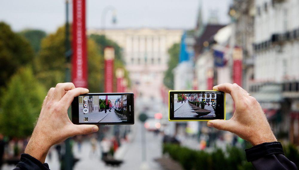Duell: Vi har sammenlignet kameraene på Sony Xperia Z1 og Nokia Lumia 1020. 