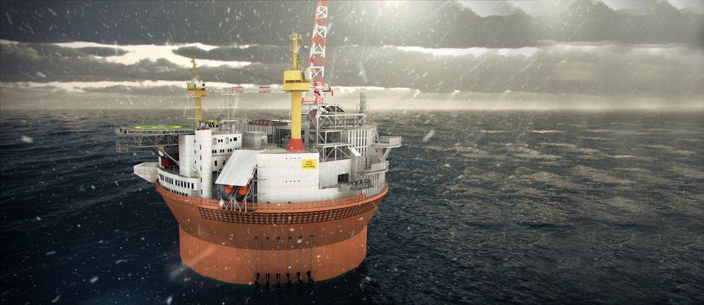 Vinterisert: Goliat-plattformen skal ikke ha noen problemer med å operere i Barentshavet.