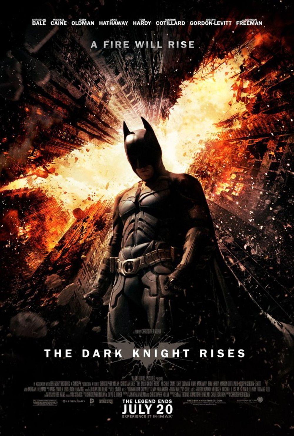 POPULÆR BLANT PIRATER: The Dark Knight Rises er en av filmene som ble mest delt på uautorisert vis i 2012. 