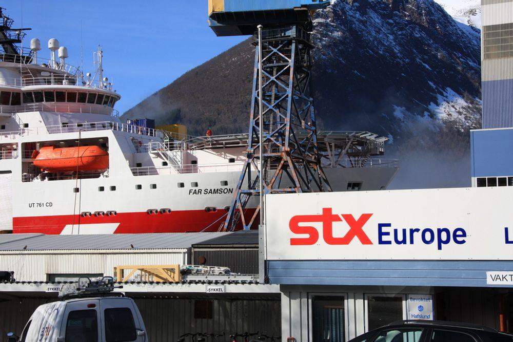 PENGEMASKIN: Offshoreskip som bygges ved de norske verftene i STX Europe, de tidligere Aker-verftene, sørger for penger i kassa til koreanske STX.