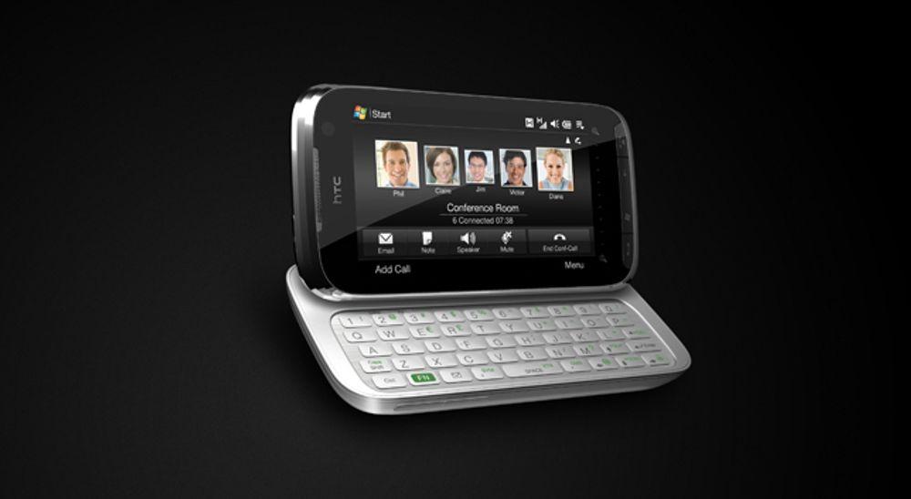HTC Touch Pro2 har ekte QWERTY-tastatur.