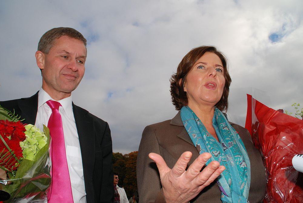 TO ROLLER: Klimaforhandler Hanne Bjurstrøm vil bistå statsråd Erik Solheim med internasjonale klimaforhandlinger frem til 20. desember. Deretter blir hun arbeidsminister.