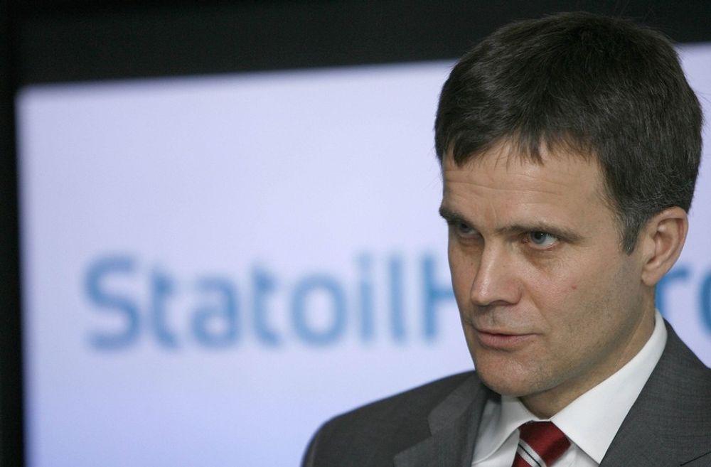 - Det er ikke riktig at jeg har kjempet for at det fusjonerte selskapet nå skal hete Statoil, understreket konsernsjef Helge Lund på onsdagens kapitalmarkedsdag i London.