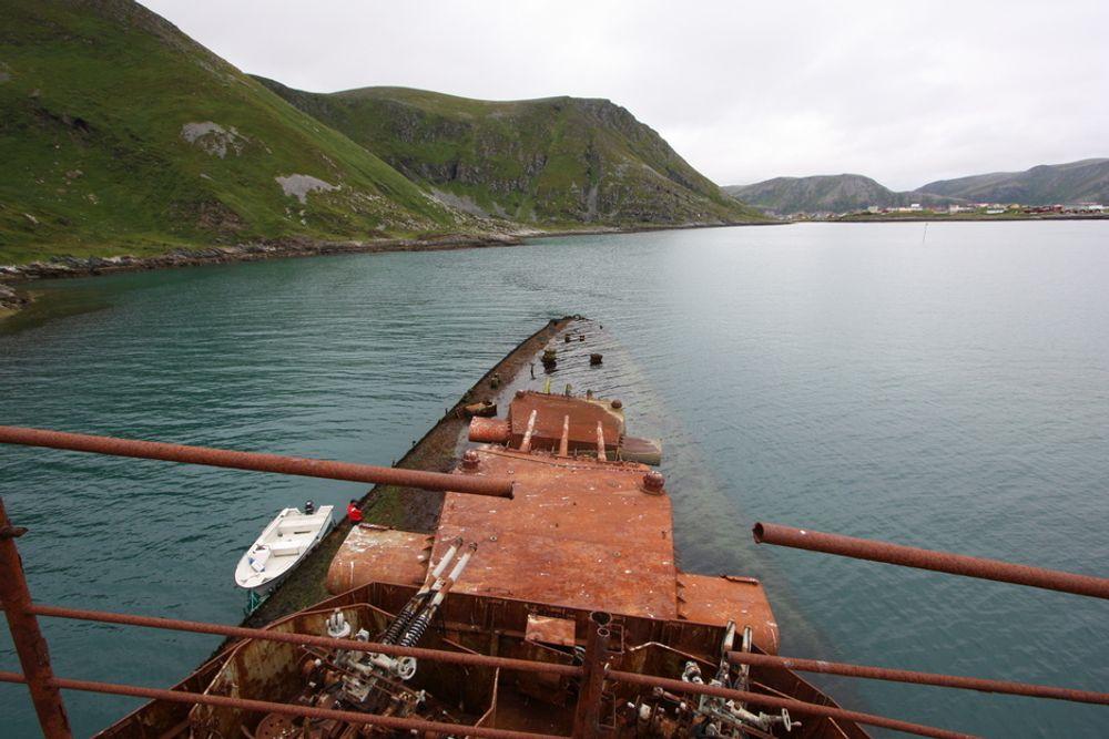 Krysseren Murmansk består av til sammen ca. 13.000 tonn metall, det meste panserstål.