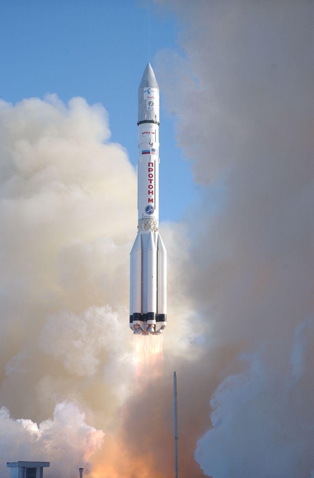Den norske THOR-satellitten ble skutt opp med en russisk rakett fra Baikonur i Kazakhstan mandag 11. februar 2008.