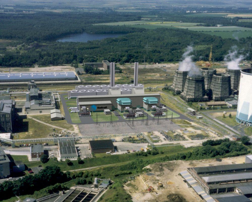 KNAPSACK: Statkrafts gasskraftverk i Knapsack i Tyskland får en totaleffekt på 800 MW.FOTO: STATKRAFT