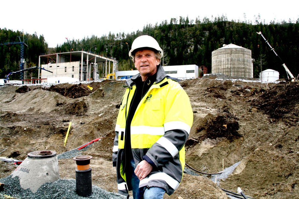 MODERNE BIOGASSVERK: Et av verdens mest moderne biogassverk er under bygging i Trøndelag. Anlegget til 170 millioner kroner gir 35 GWh kraft, 10 GWh varme, blomsterjord og gjødsel.