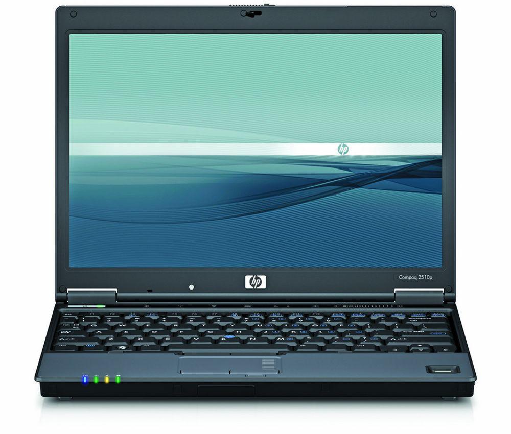 LETT:HP Compaq 2510p er HPs minste og letteste kontor-PC fra 1,29 kg med optisk stasjon.