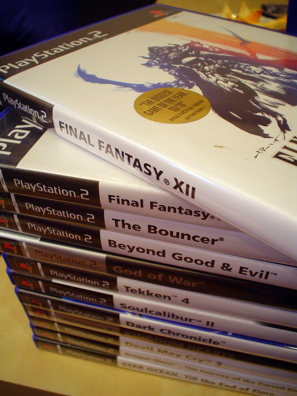 GENERASJONSSKIFTE: De gamle stortitlene fra Playstation 2-tiden, som for eksempel Final Fantasy XII, kommer ikke til å fungere på de nye Playstation 3-modellene.