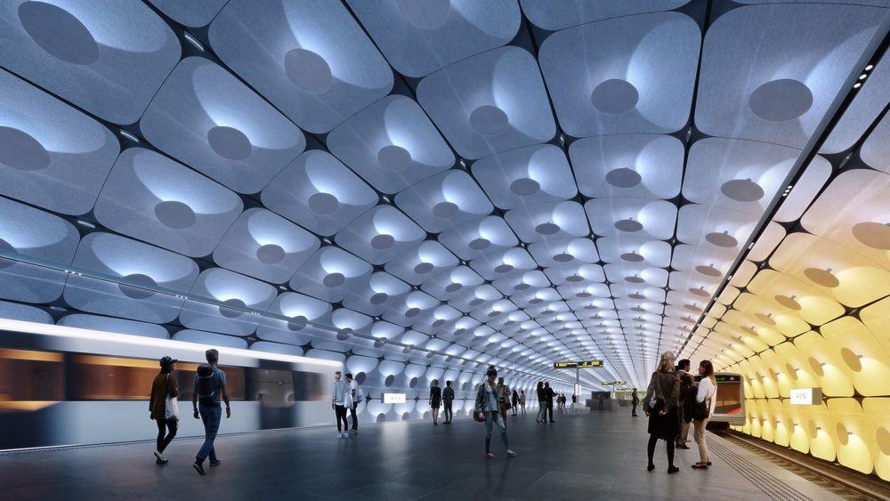 Fornebu stasjon: Zaha Hadid Architects og A-lab
