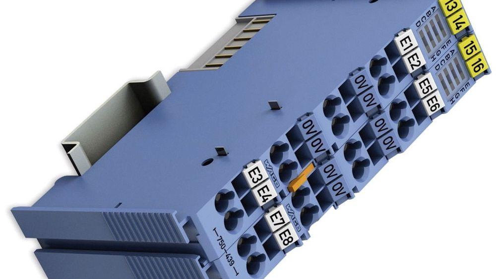 8-kanals Ex-i DI-kort, som håndterer Namur-sensorer, optokoblere og elektromekaniske brytere.
