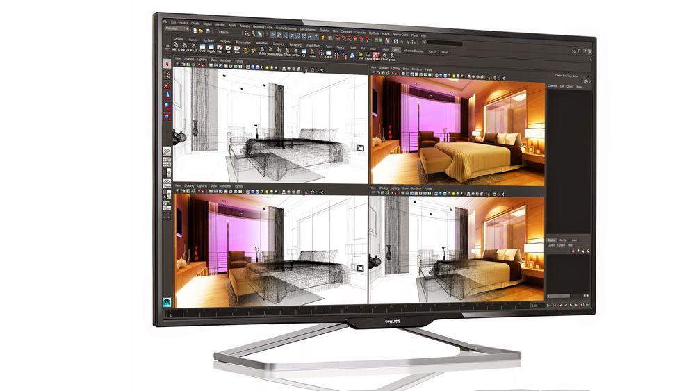 Philips lanserer en 40-tommers desktop-monitor med UHD-oppløsning. 