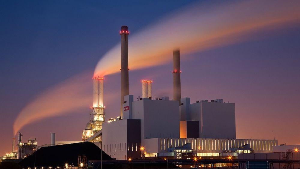 E-ONs kullkraftverk Maasvlakte i Rotterdam, illustrasjonsfoto. 