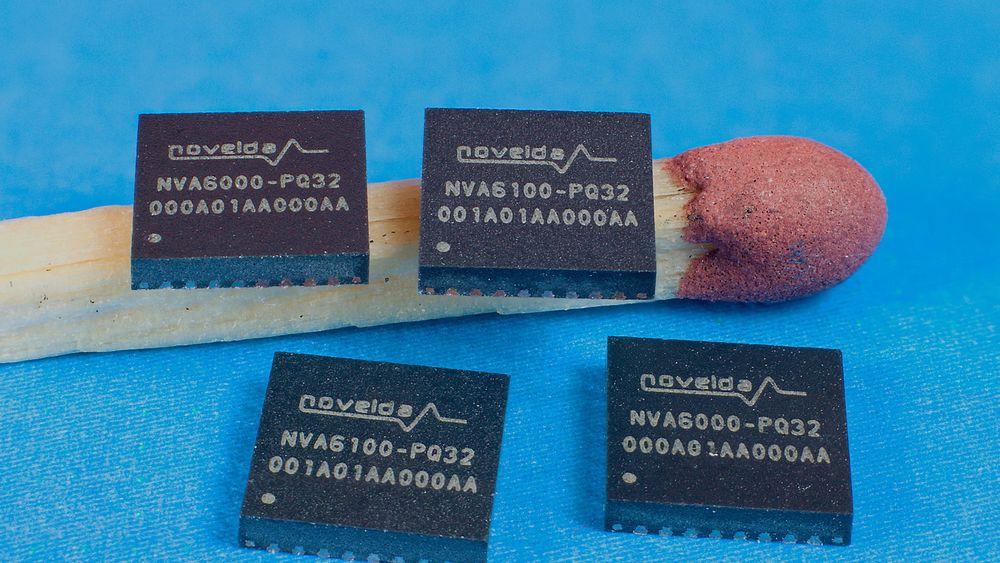 Radarbrikken, NVA6100 CMOS impulse radar chip, er utviklet av det norske selskapet Novelda.
