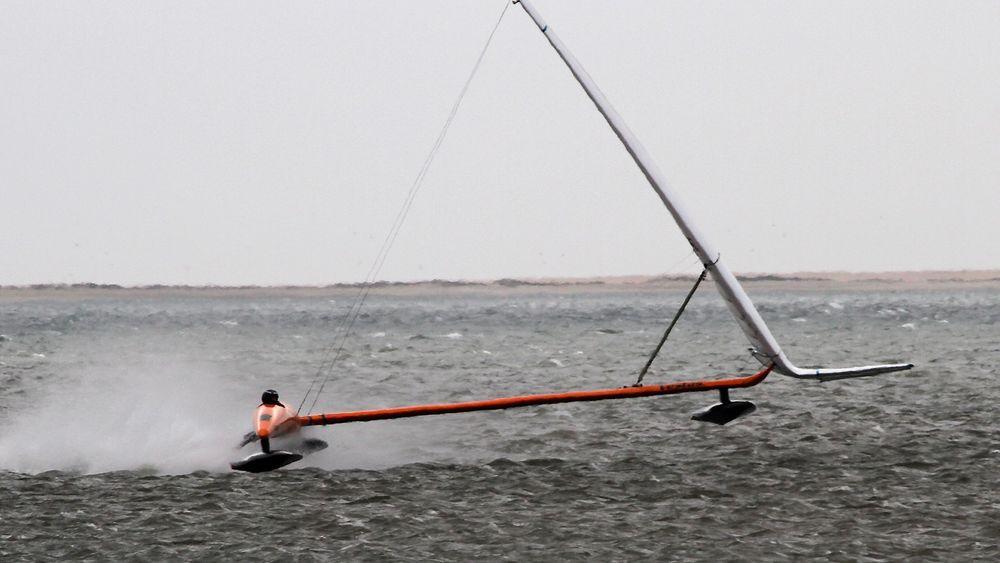 Vestas Sailrocket 2 er verdens raskeste seilbåt. 