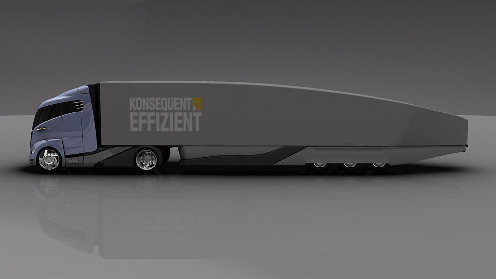 Den aerodynamiske traileren bruker 25 prosent mindre drivstoff enn dagens løsninger. 