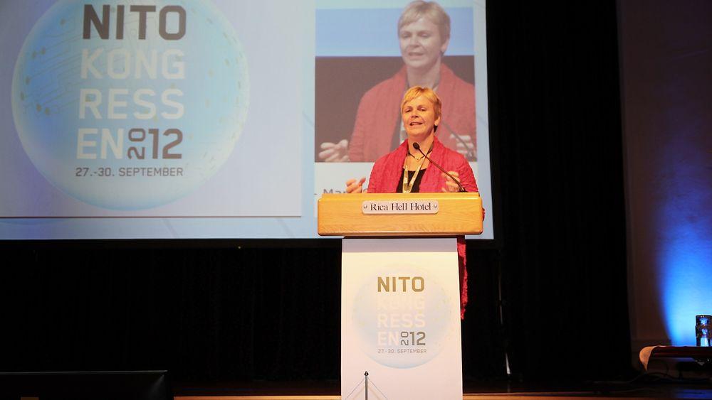 Valgprosessen for nytt NITO-styre var en het potet under starten av årets NITO-kongress. 