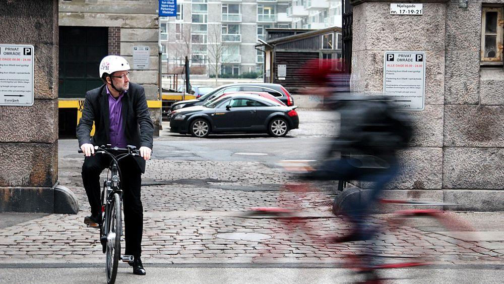 FLERE PÅ SYKKEL: 36 prosent av pendlerne til København sykler. Nå bygges nye supersykkelstier.