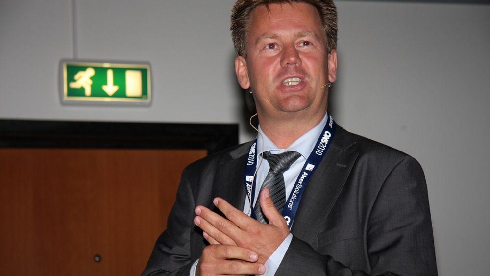 PENGER: Direktør Mads Andersen ser mange interessante, tekniske utfordringer for Aker Solutions subsea.