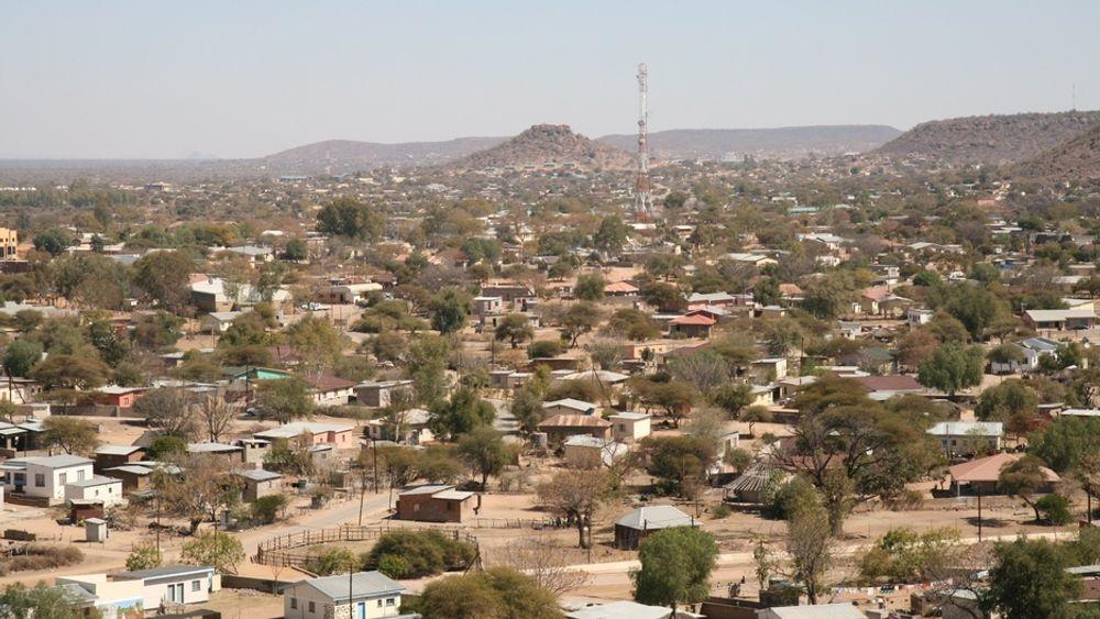 Illustrasjonsfoto fra Mochudi, en av de større landsbyene i Botswana.