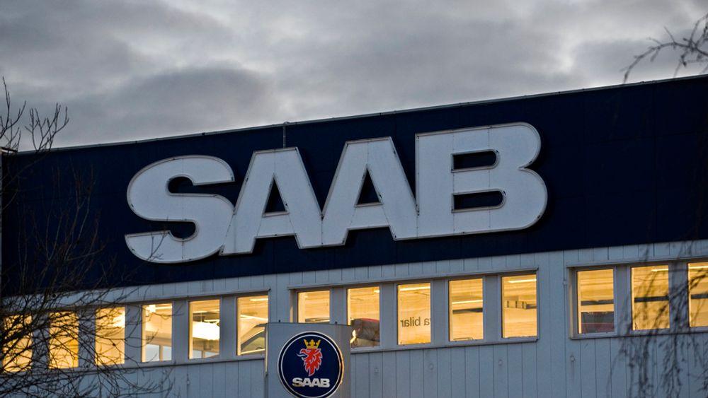 Saab sparker 300 ved fabrikken i Linköping.