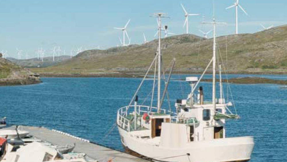 99 TURBINER: Ytre Vikna vindpark i Nord-Trøndelag er planlagt med 99 turbiner med til sammen 870 GWh samlet årsproduksjon.