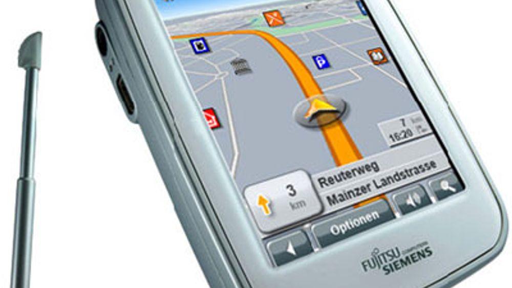 Fujitsu Siemens Pocket Loox N100 - GPS navigasjonsverktøy.