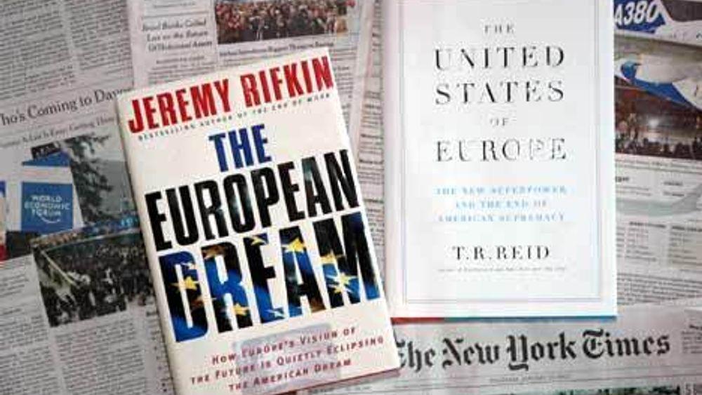 Bøkene The European Dream og United States of Europe gir en god analytisk framstilling av amerikanernes "problem" i forhold til EU. Foto: Joachim Seehusen
