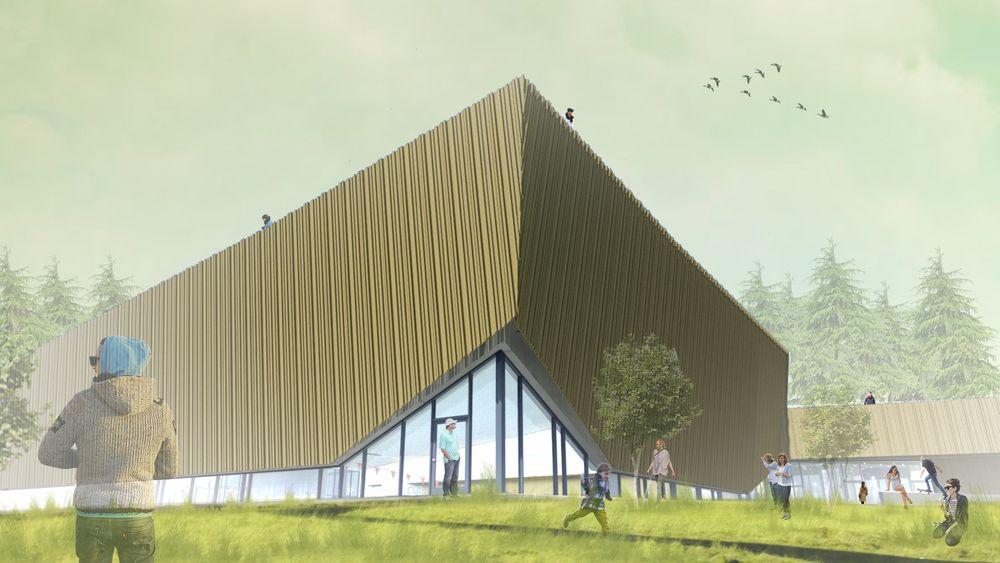Holmen svømmehall  skal, om alt går etter planen, bli Norges første rene passivhus-svømmehall.