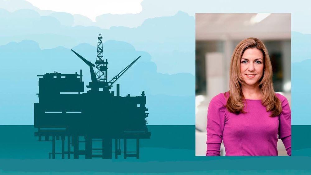 Nordea-analytiker Thina Margrethe Saltvedt (innfelt) mener at Dong Energys strategi om å trekke seg ut av olje og gass er fordi grønn energi begynner å bli lønnsomt.