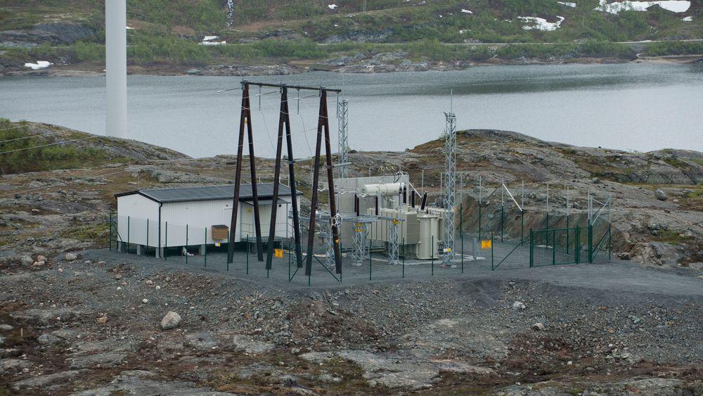 Illustrasjonsbilde: Høyspenningsleveranse til vindkraft. Bilde fra Nygårdsfjellet, Narvik (Nordkraft Vind).