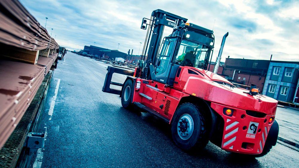 Svenske Kalmar jobber med å utvikle en truck drevet av brenselscelle.