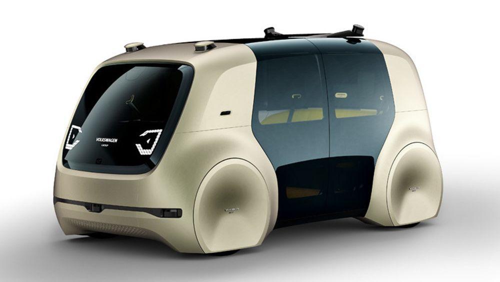 Volkswagen Sedric er en selvkjørende elektrisk minibuss. Dette er fremtidens transportmiddel, ifølge Volkswagen.