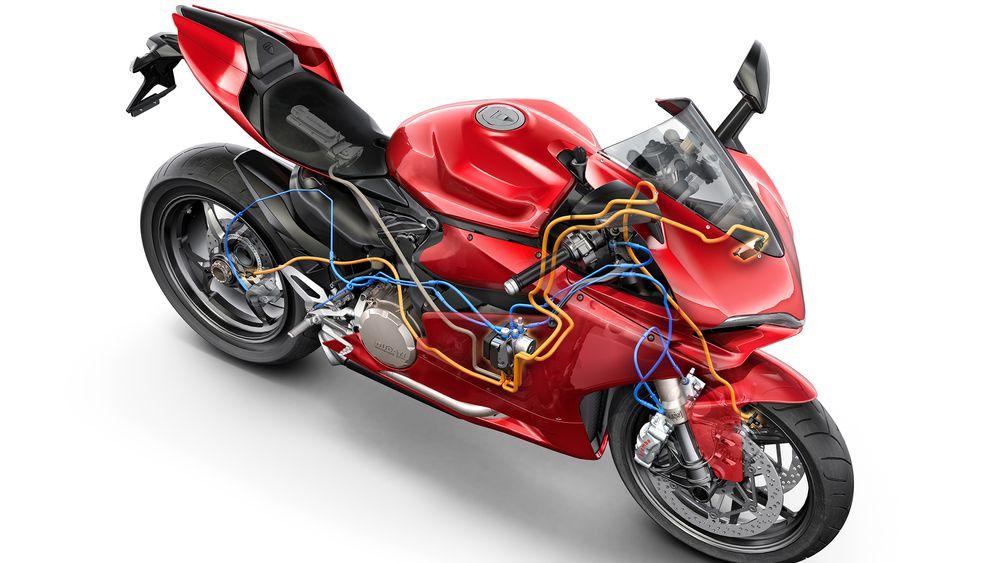 Ducati 1299 Panigale: Airbag er blitt en viktig del av sikkerheten til moderne motorsykler