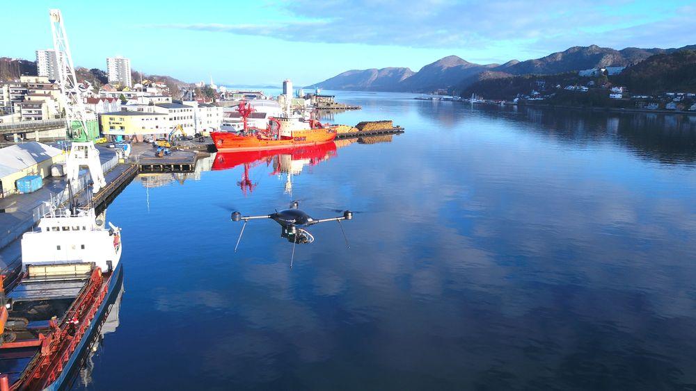 Sjøfartsdirektoratet testet droner for å avsløre svovelsyndere i sommer. 