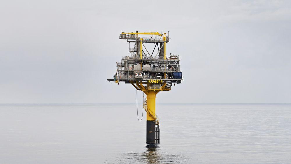 Hvis det danske Klimarådet får det som det vil, blir det slutt på utvinning av olje og gass i Nordsjøen på dansk side. Bildet viser en ubemannet brønnhodeplattform på Tyra Sydøst-feltet, som er knyttet til Tyra-feltet i Danmark.
