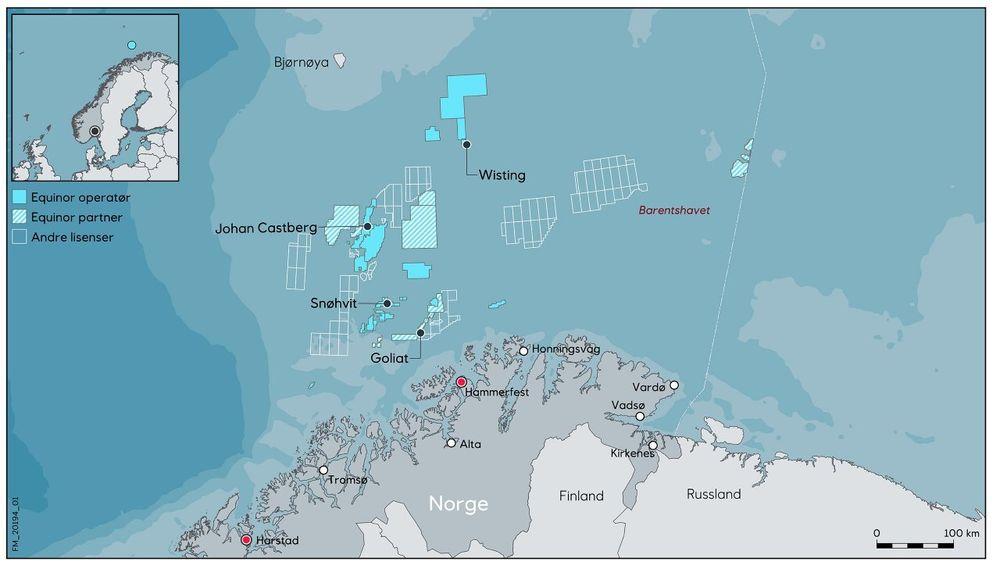 Wisting-feltet ligger helt nord i de åpnede områdene i Barentshavet. Equinor har nå valgt å utsette prosjektet med fire år, og blir møtt med jubel fra en rekke politikere og miljøorganisasjoner. 