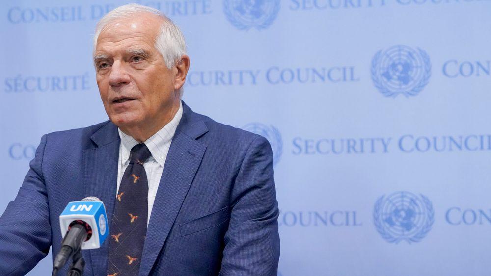EUs utenrikssjef Josep Borrell under et møte i FNs sikkerhetsråd i forrige uke.