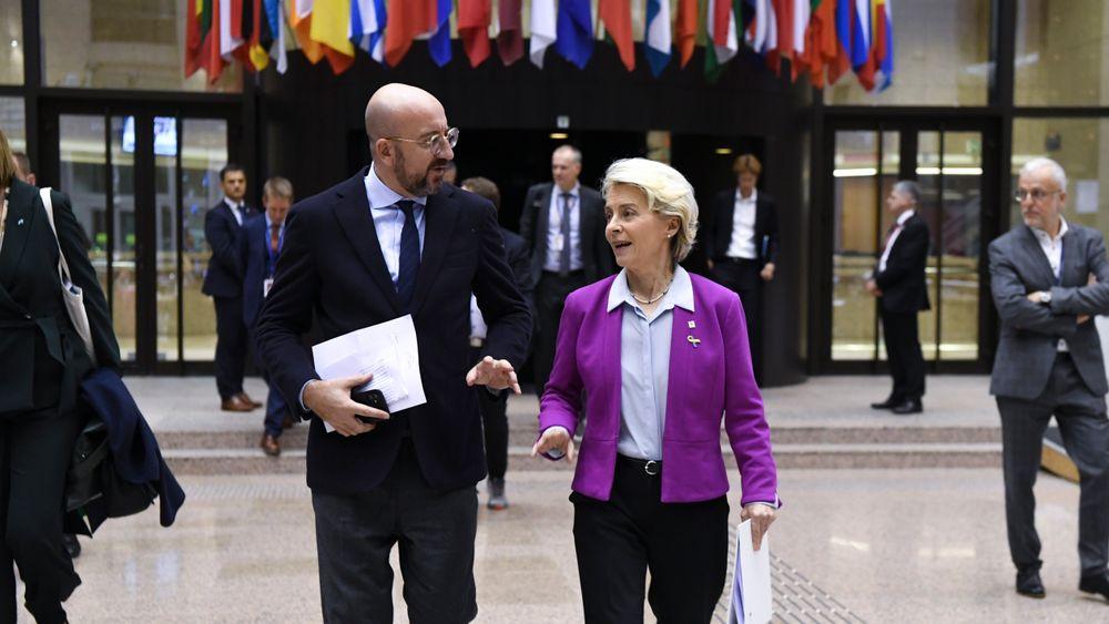 EU-rådets president Charles Michel og EU-kommisjonens president Ursula von der Leyen skapte enighet om veien videre for EUs arbeid med reform av gassmarkedet.